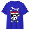 Harajuku TShirt Summer Iraq Flag Iraqi Soccer Fashion TShirts Pure Cotton Tshirt for Unisexs Aesthetic Short Sleeve Top Tees