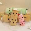Long Cute Fruit Milk Tea Cup Plush Toy Figurine Throw Pillow Doll Rag Baby Pregnancy Pillow Valentine's Day Gift For Kids Decor
