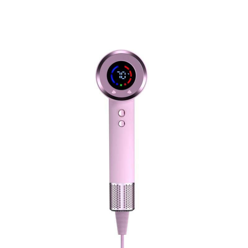 Xiaomi Digital Display High Speed Hair Dryer Salon Household Leafless Large Blowing Force Hair Care Negative Ion Hair Dryer