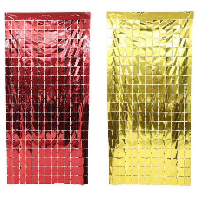 Luxury Great Event Decor Wall Background Curtain Party Decoration Backdrop Decor Square Sequin Panel