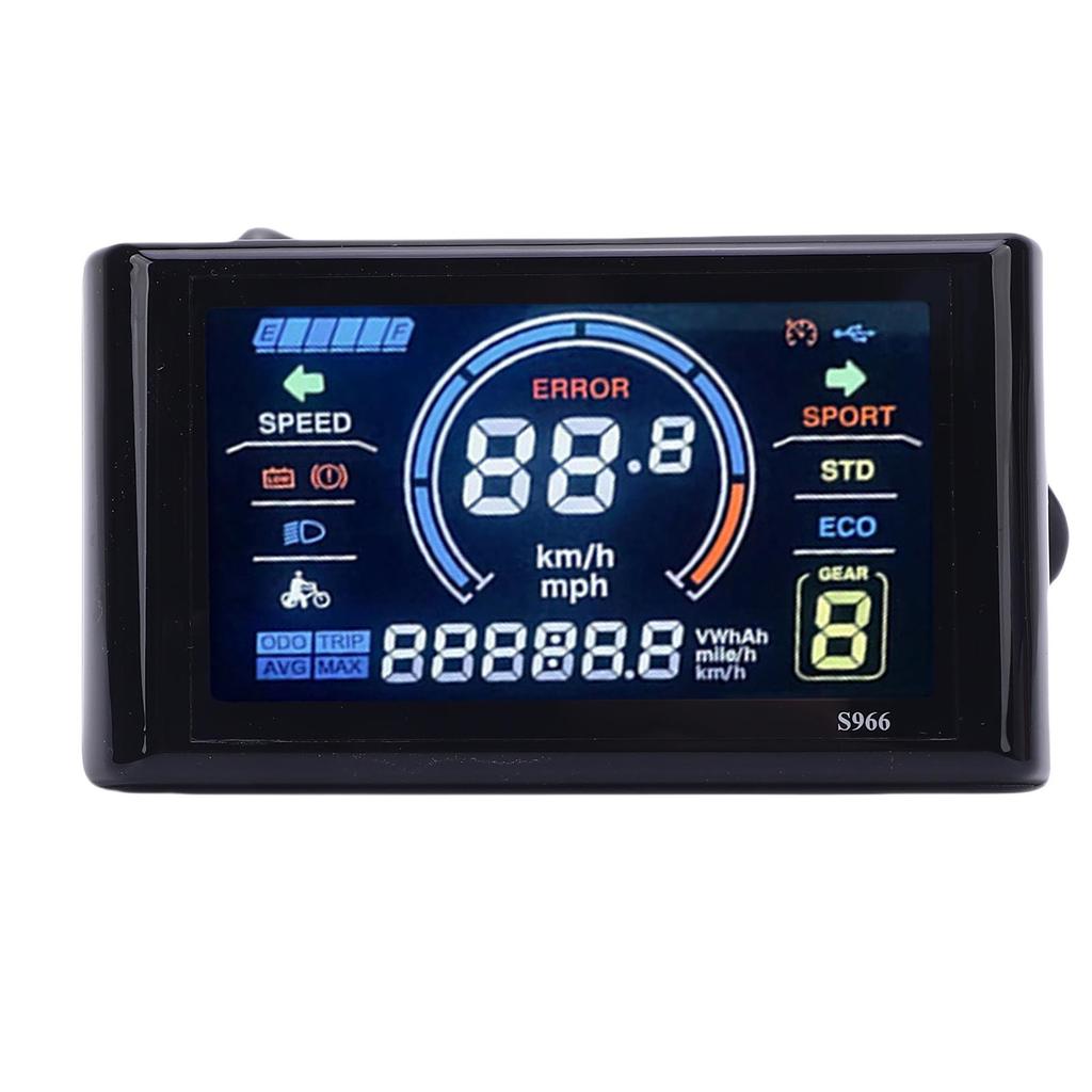 Écran LCD de Vélo Électrique Coloré Ordinateur de Cyclisme de Montagne Étanche Compteur Intelligent avec NFC SM