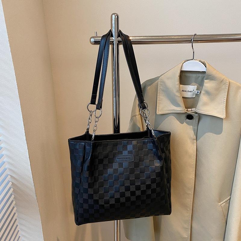 One-shoulder big bag for women 2025 new large-capacity tote bag, college student class commuting bag