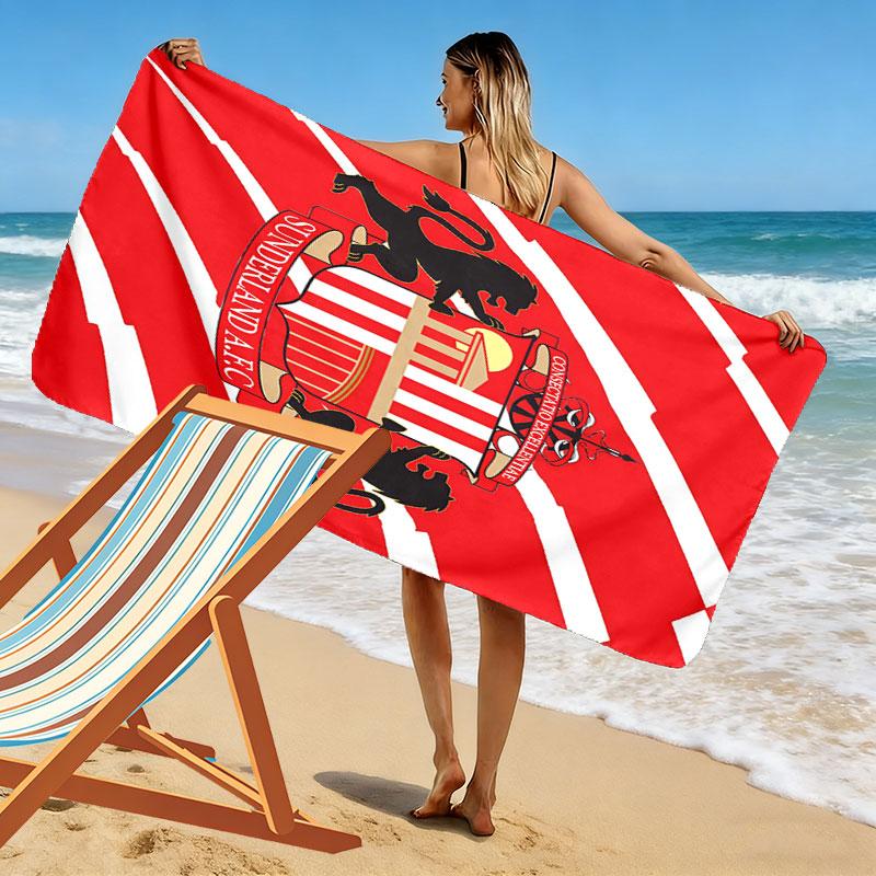 Sunderland Strandtuch, Großes Weiches Schnelltrocknendes Handtuch für Strand Camping Schwimmen
