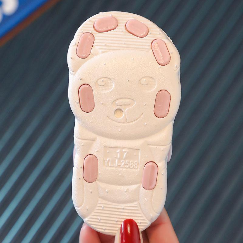 Jentesandaler Sløyfeknute Søt Myk Barnestrandsko Barn Sommer Blomstersandaler Prinsessemote Søt Høy kvalitet