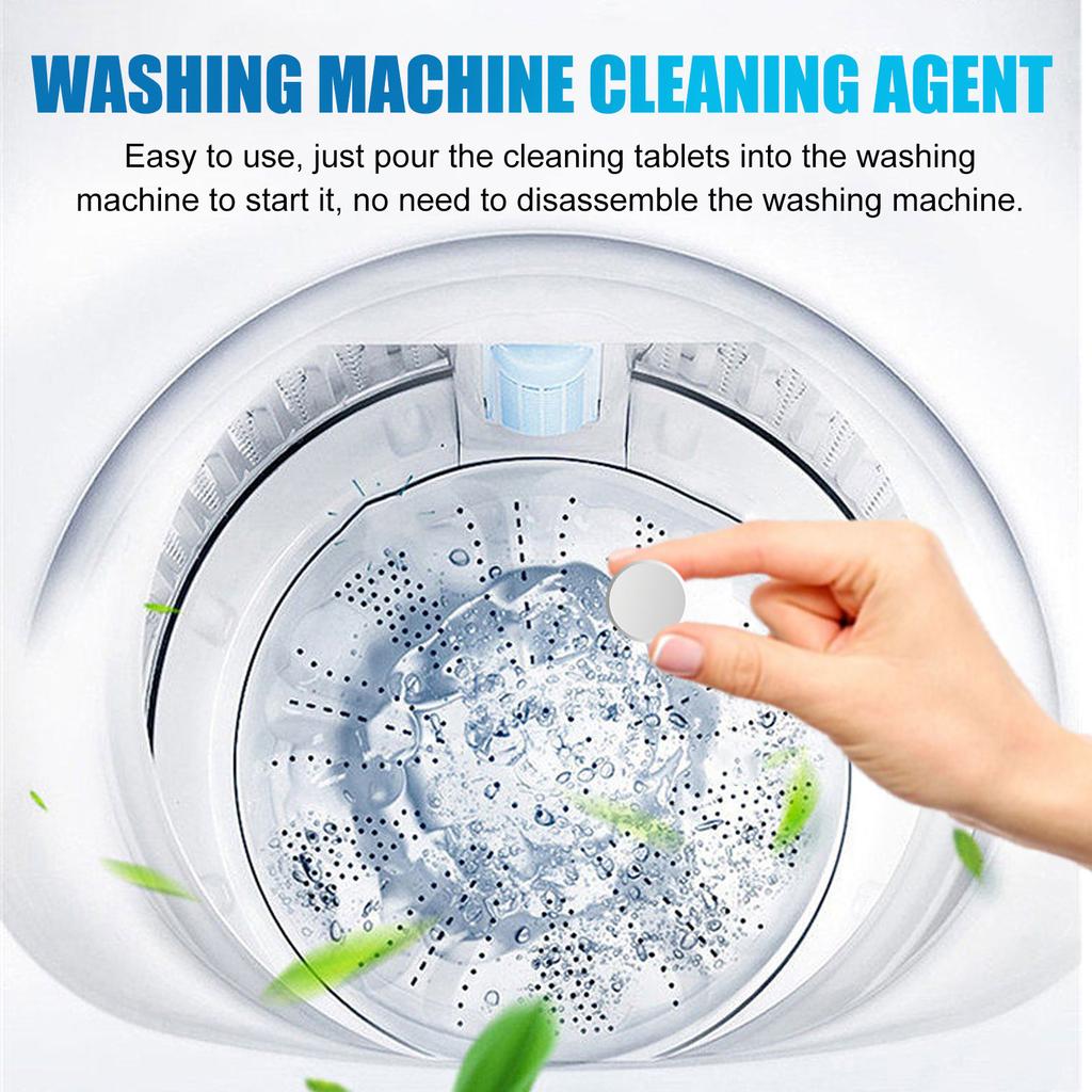 12PCS Powerful Washing Machine Cleaner Removes Limescale and Odors Easy to Use Freshener
