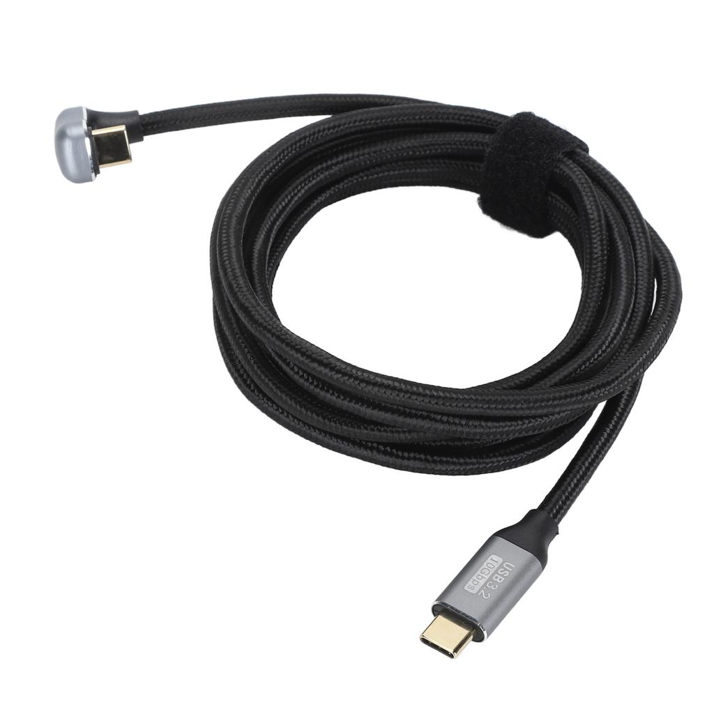 U Shaped Data Cable Type C Male to Male Data Cable USB3.2 Gen2 10Gbps 20V 5A PD100W Fast Charging 4K 60Hz Screen