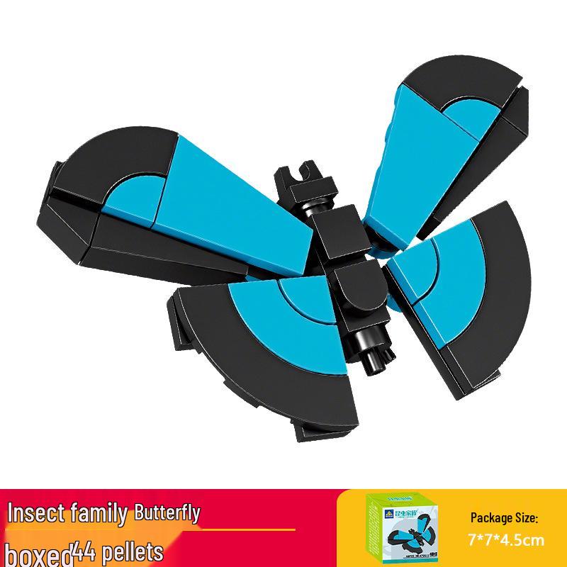 Kai Zhi Compatible Lego Insect Toy: Mantis Model Building Blocks for Kids, Educational Animal Jigsaw Puzzle Gift