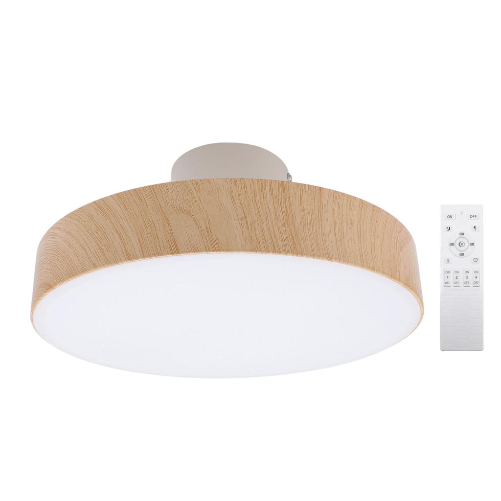 Modern LED Ceiling Light Minimalist Round Ceiling Lamp Fixture with Remote 3 Color Temperature