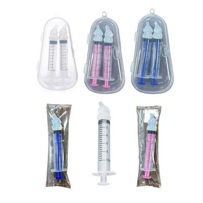 Infant Nose Cleaner Syringes Designs Silicone Baby Nasal Aspirator for Easy Flows  Control and Observation for 0 To 6 Year