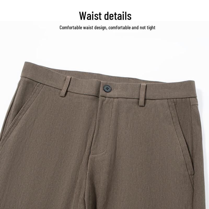 Hodo Men's Thickened Corduroy Warm Casual Pants