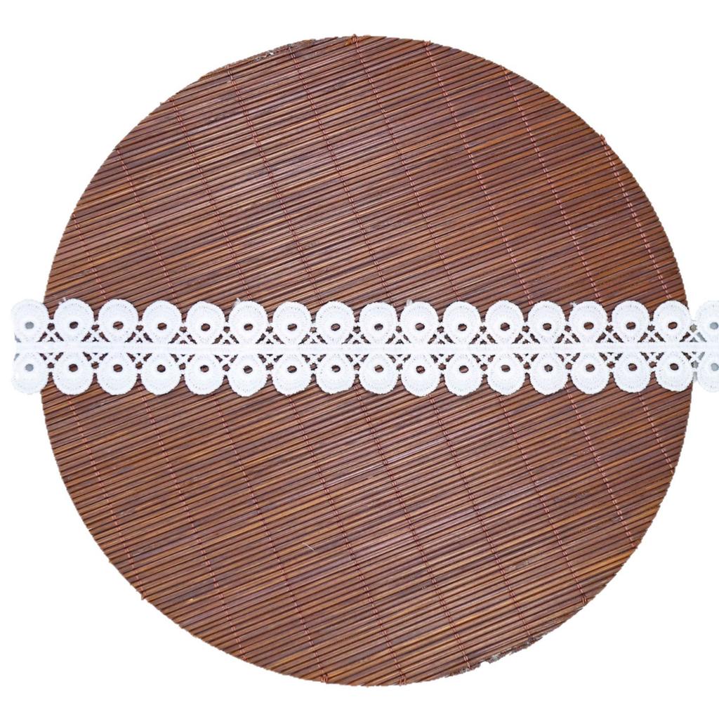 Tosidig melkesilke Vannløselig Broderi Blonder DIY Håndlaget Klær Håndbok Stoff Dekorasjon Tilbehør