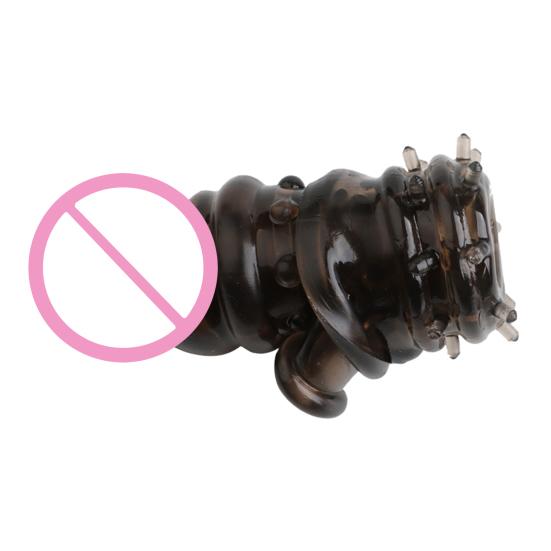 Cock Ring Elastic Lengthened Portable Penis Corrector Lock Ring for Sex