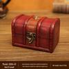 Chinesische Retro 8cm Holzschmuckschatulle - Vintage Klassisch Antik Kleine Schachtel