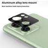 For Motorola Edge 40 5G Hollow Lens Protector Aluminum Alloy Phone Camera Bezel Cover