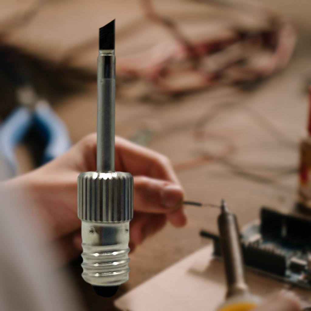 Soldering Iron Tips Corrosion Resistant Cordless E10 Interface Battery Solder Welding Tips Electronic Soldering Tips for Tool