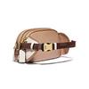 Coach Hitch Belt Monogram Print Layered Canvas With Leather Crossbody Waist Bag Men bags Khaki White C1063-OLSMR