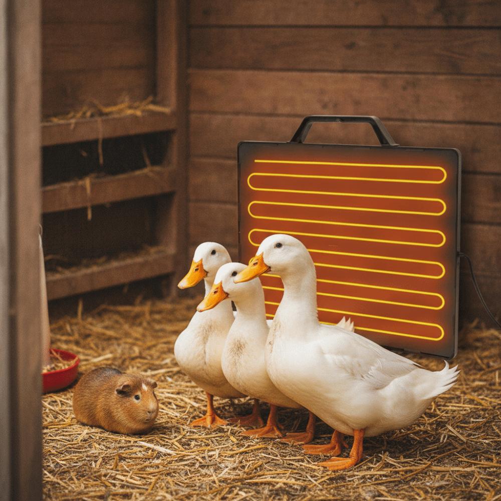 Automatic Poultry Heating Panel Quiet Brooder Heating Plate Warm Heating Pad Winter