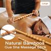 Bambus Guasha Massagestab Natürlicher Bambus Massagestab Set Holztherapie Anti-Cellulite Schmerzlinderung Schabemassagegerät Entspannung