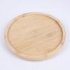 Circular Snack Tray Natural Wooden Armrest Tray Specific Storage Sofa Side Table  Home Use