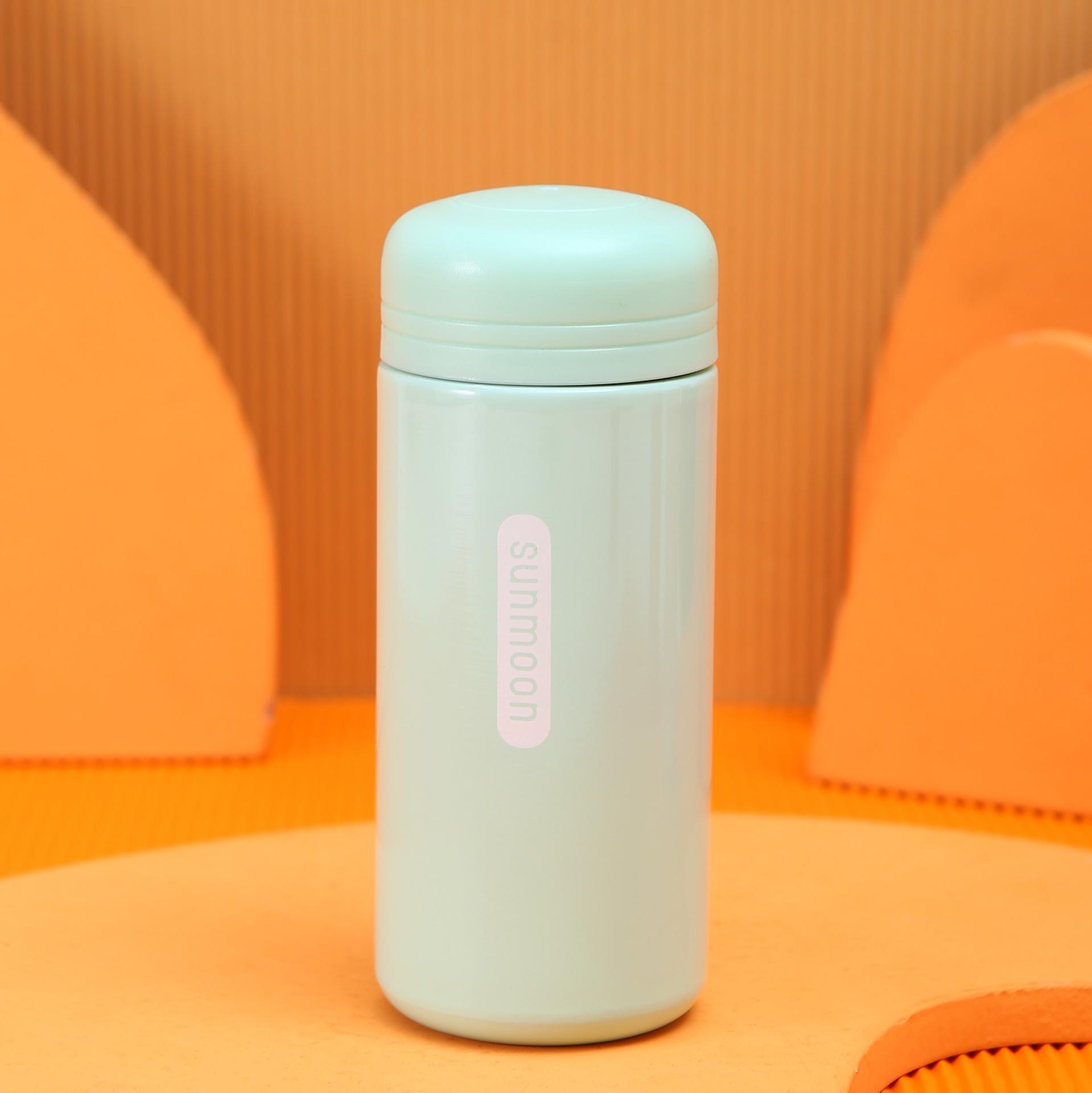

Stylish Mini Insulated Travel Cup for Girls and Kids - Perfect for School or Business Trips 150ml светло-синий