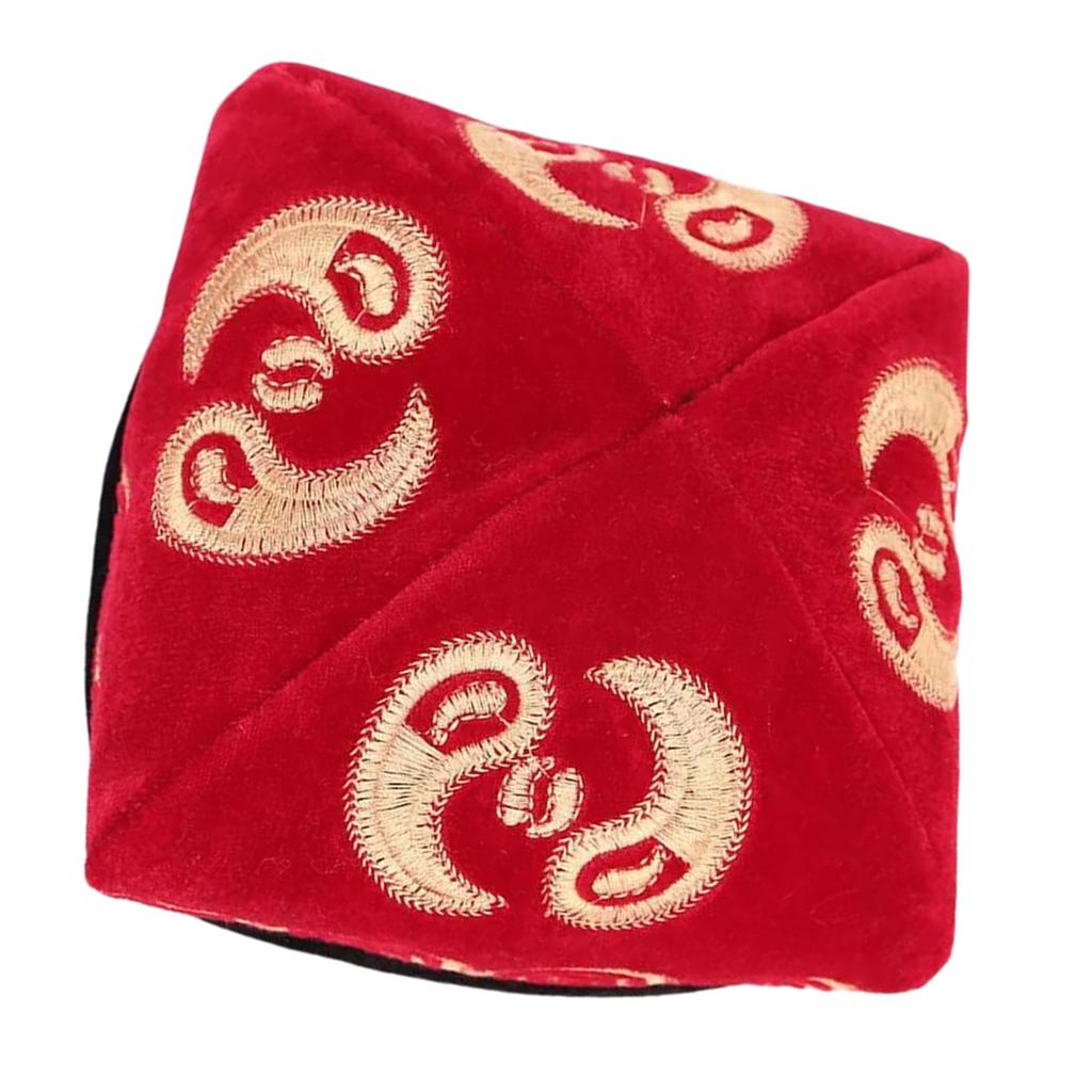 Ethnic Styles Embroidered Velvets Hat Cultural Enthusiasts Hat Unique Styles Hat for Fashion Enthusiasts