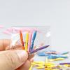5Pcs Dollhouse Miniature Pattern Style Ball-Point Pen Model Toys For Doll Study Room Learning Scene Accessories