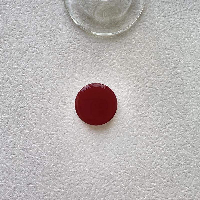 Transparent Epoxy Color Airbag Stand: Creative Desktop Tablet & Phone Ring Support with Logo.