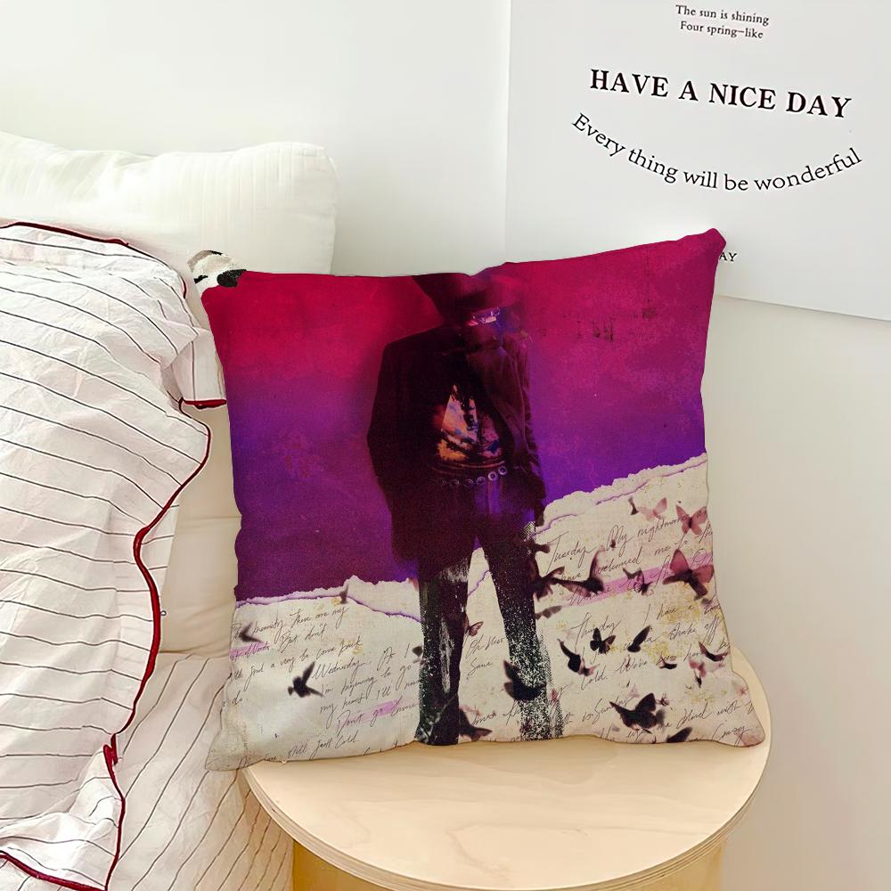 Hot Singer D-DPR Ian Saint Pillow Case Sofa Living Room Bedroom Headboard Backrest Cushion Square Cushion Nap Time