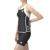 Swimsuit Fitness Separates insert Black x Black L [Arena] (Y-back, mid-leg, pads) Women's (BKBK)