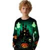 Summer Children's 3D Printed Long Sleeve T-Shirt Fashion Versatile Breathable Trend Casual