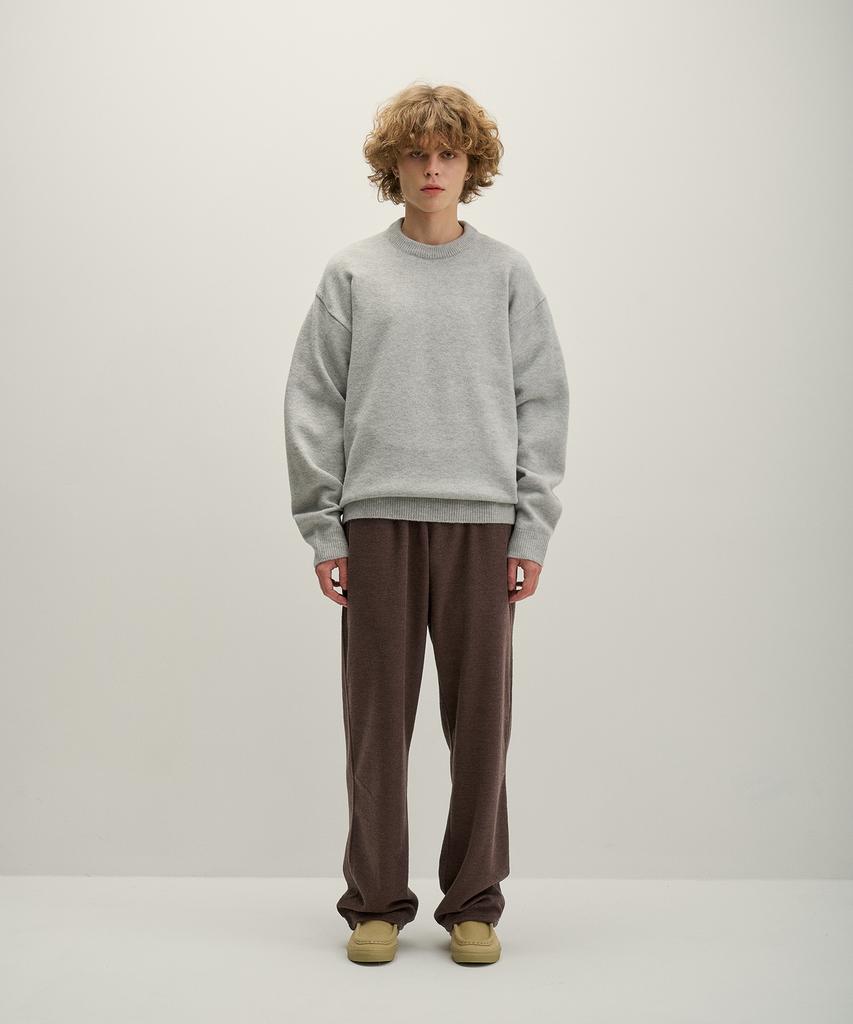 GNOK Herasi Wool Round Knit [Light Gray]