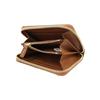 New MCM Essential Visetos Origina Leather Paneled Canvas Wallet Unisex Cognac MYLAAVI03CO001