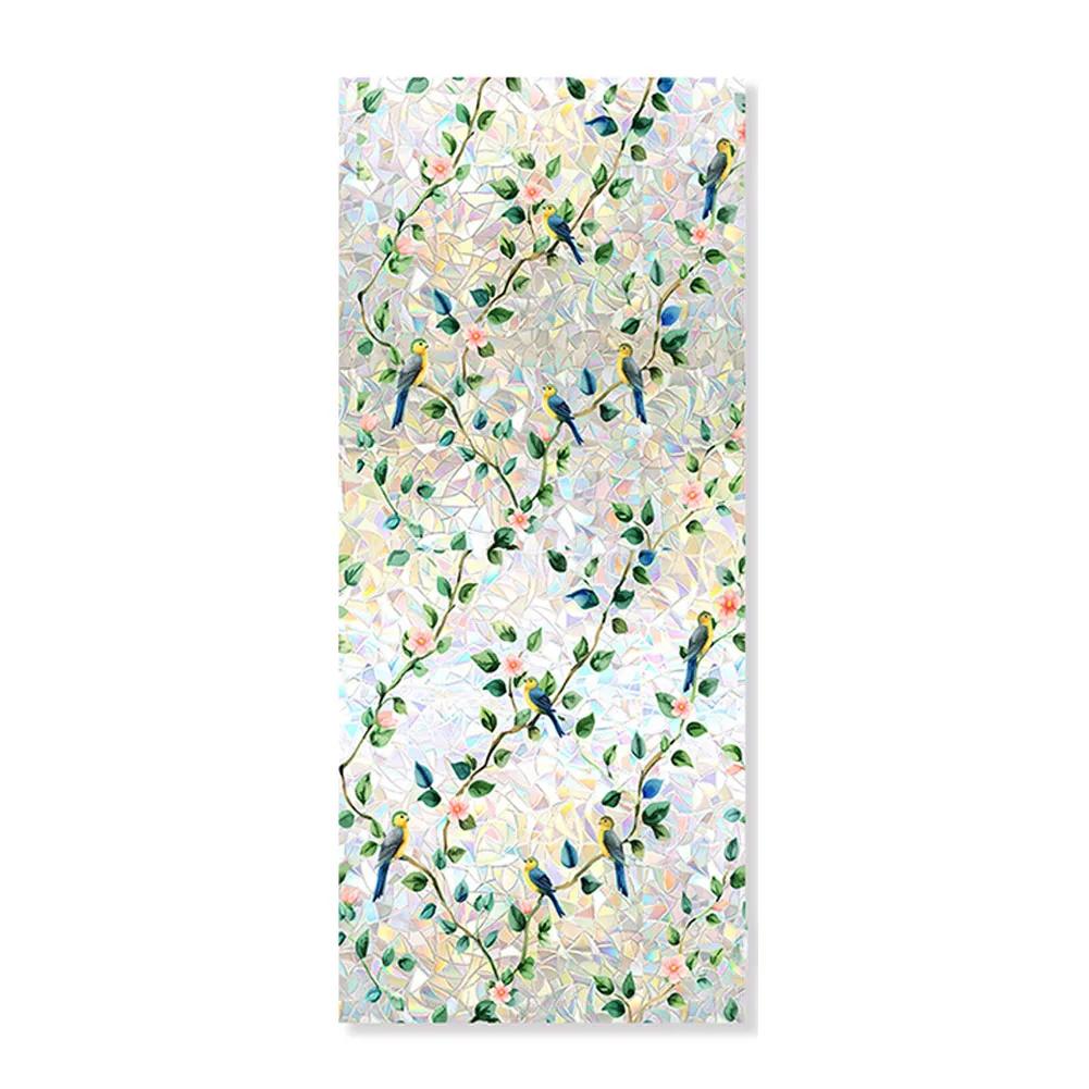 Vibrant Glass Decor Removable Privacy Window Decor Home Privacy Solution 43*100cm Easy Installation Window Film