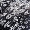 1 Sheet White Embossed Flower Lace 5D Sticker Decal Wedding Nail Art Designs Floral Manicure Decor Nail Art Decorations