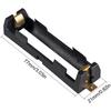 Aobao 5pcs 18650 Battery Holder 1 Slot 3.7V 18650 Battery Clip Holder Box Storage Case with Soldering Pin Copper Contacts for 18650 DIY Charging