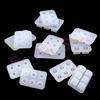 For Fun 10/8MM Bead Silicone Molds Earrings Pendant With Holes Resin Mold Cube Ball Mould DIY Jewelry Making Necklace Bracelet