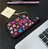 Love Heart Leaves Flower Case For Iphone 17 16 15 14 13 12 11 Pro Max 17 Air 16E Plus Silicone Matte Protection Shockproof Cover