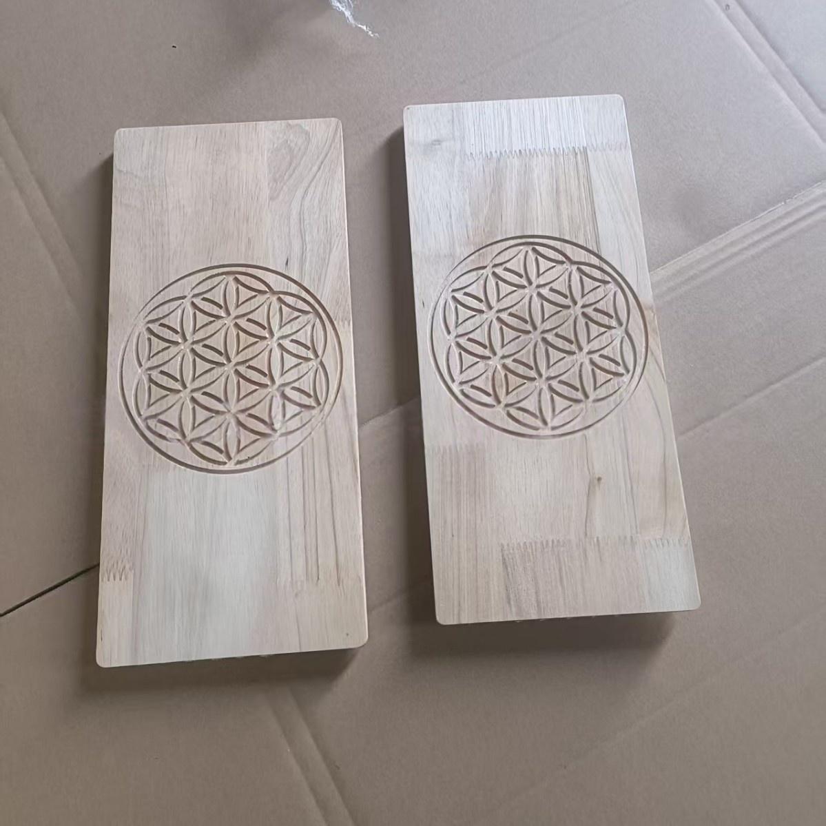 Wooden Yoga Meditation Foot Pedal Board Wooden Yoga Board Zen Yoga Practice Board Massage Relaxation
