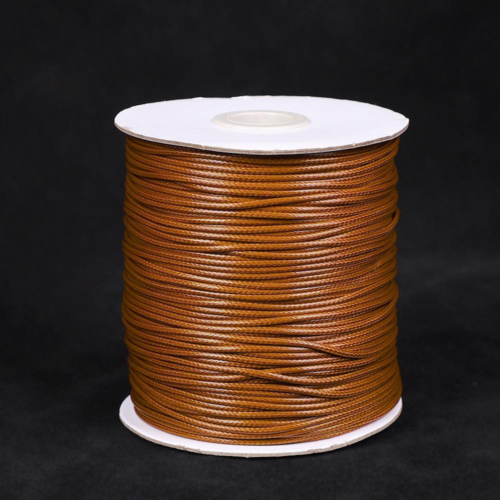 

0.5mm * 10m/pack approximately 5gWaxed Cord Thread for Jewelry Making String Strap Necklace Rope Beads DIY Bracelet Accessories коричневый