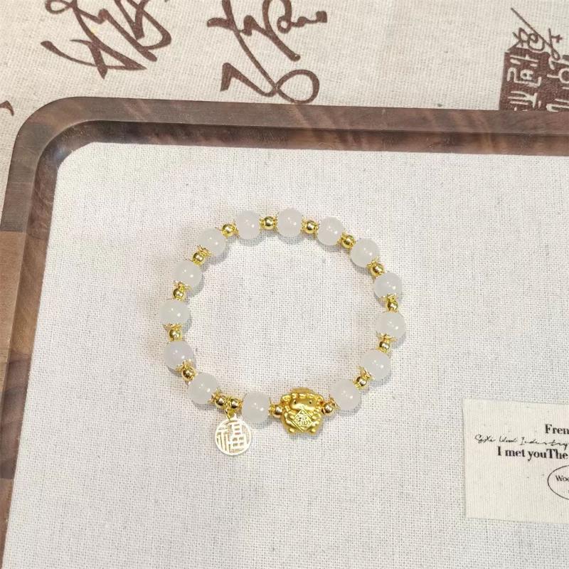 2027 Chinese Year Of The Sheep Lucky Bracelet For Women Fashion Crystal Beaded Zodiac New Year Jewelry Gifts