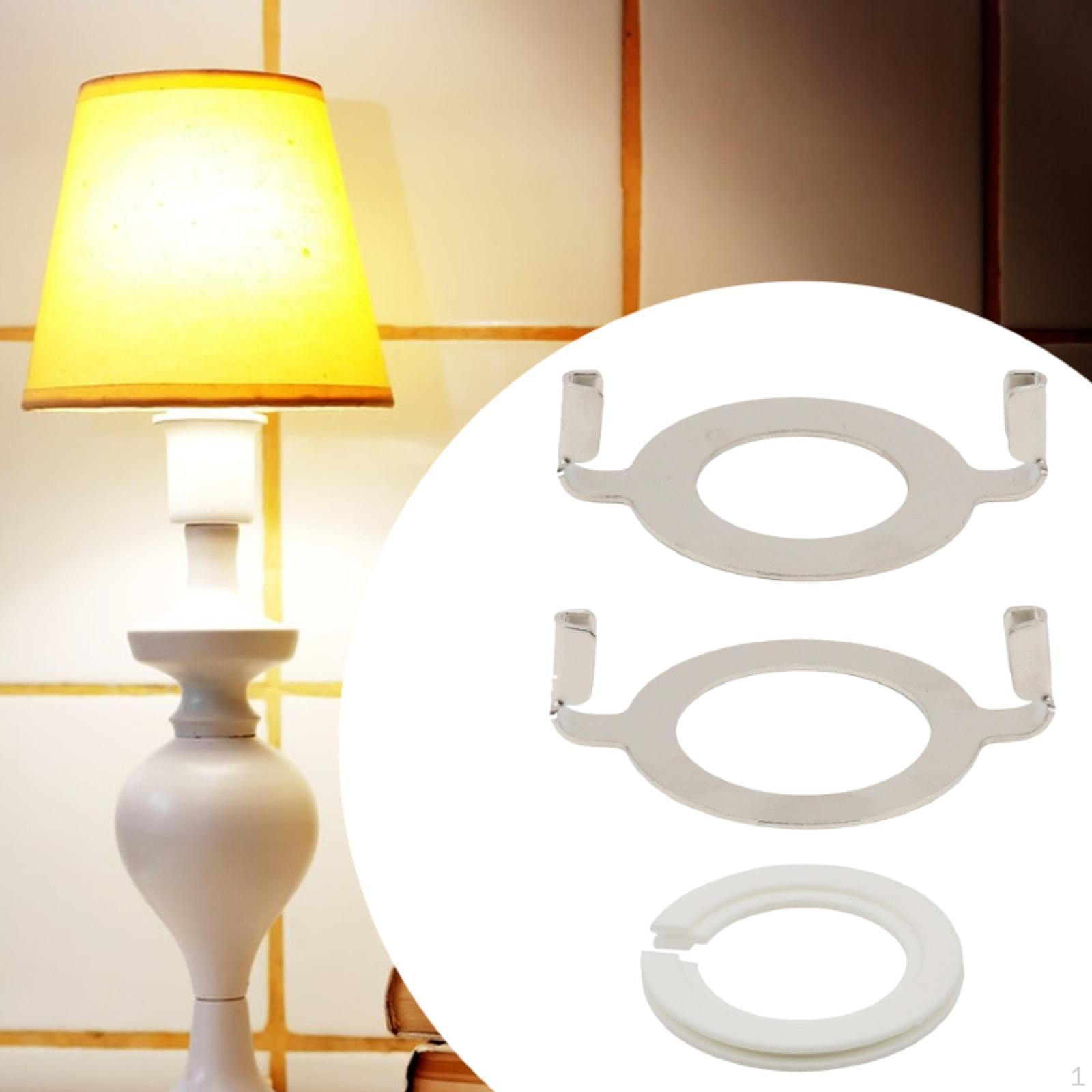 

2 шт. Адаптер для седла лампы E27 для резьбового основания в держатель абажура E14 с