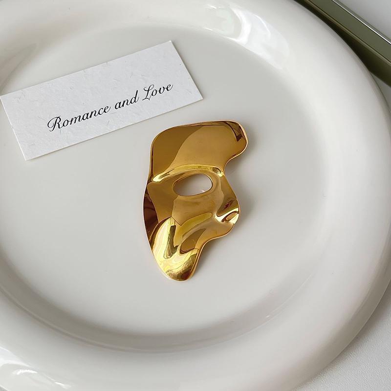 

Брошь из нержавеющей стали, легкая роскошь, высококлассный темперамент, корсаж, универсальная и не выцветает