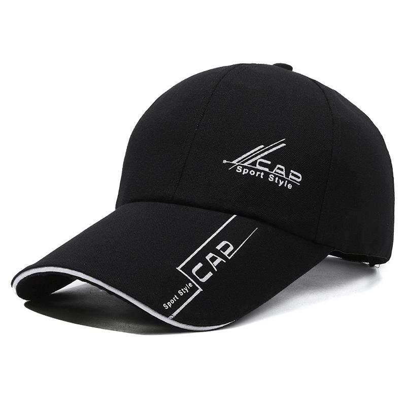 Men s Large Brim Baseball Cap - Spring/Summer Sun Protection, Face Slimming Design, Deep Hard Top Hat for Outdoor Activities One Size (54-60cm)