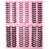 10 Pairs Eyelashes Natural Long 3D Mink Lashes Fluffy Volume Mink False Eyelashes Cruelty Free Wispy Lashes Makeup