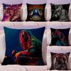 Singer RRob Zombies Cushion Cover Natural Linen Pillow Case DoubleSided Print Decorative Sofa Pillowcase Home Decor Gift