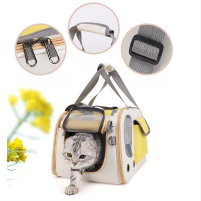 1pcs Portable Pet Carrier Breathable Folding Cat Bag Ideal for Travel and Outdoor Activities Suitable for Cats and Puppies
