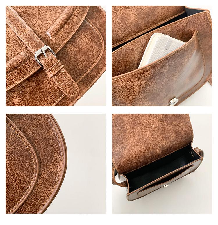 2024 Retro Satteltasche - Elegante, Nischendesign Schulter- & Umhängetasche für Damen