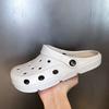 New fashionable and cute platform slippers women's summer couple non-slip beach outer hole shoes