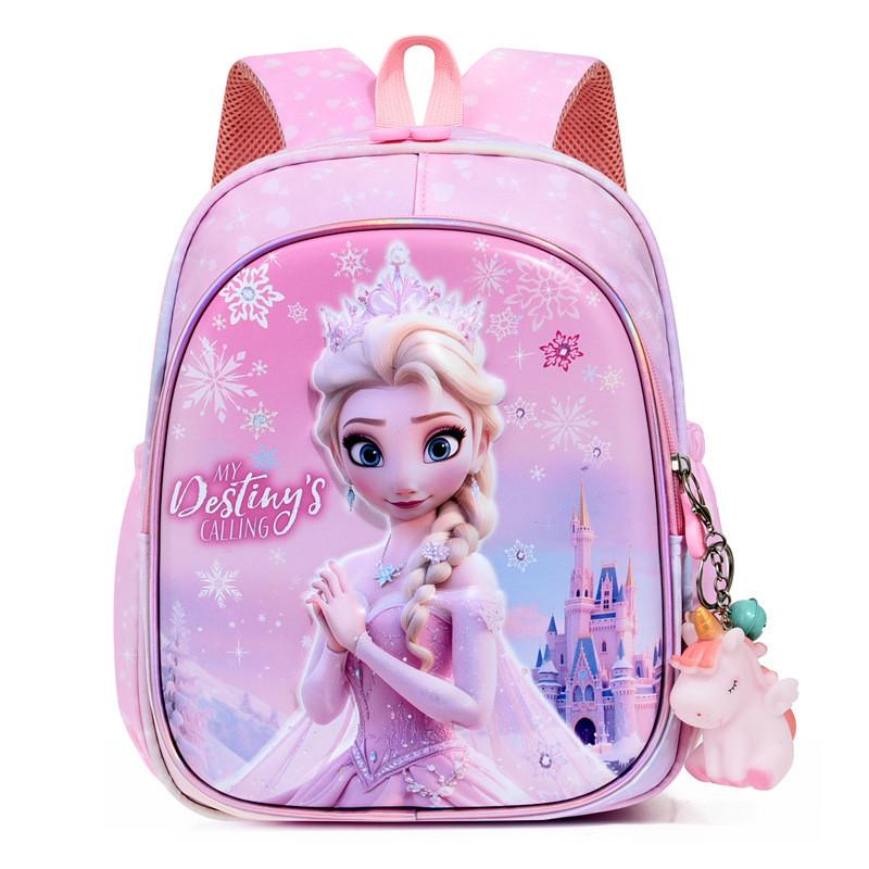 Elsa Kuromi Spider Man Unicorn Backpack With Breathable Oxford Fabric For Kindergarten Kids Pink Elsa