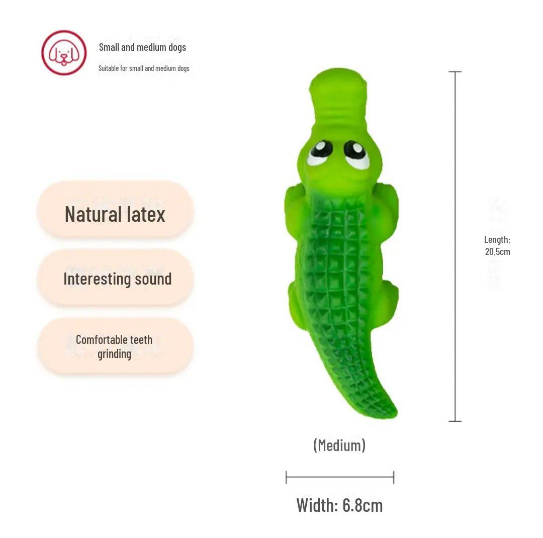 

Игрушки для домашних животных из латекса со звуками — крокодил и кричащая курица для избавления собак от скуки